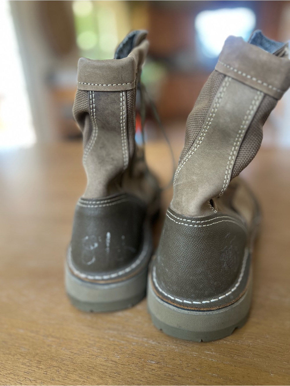 USMC RAT Combat Boots Temperate GORE-TEX Military Issue 8" Nubuck Brown (8.5) - Picture 6 of 11